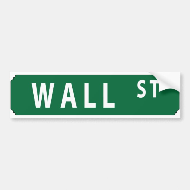 Adesivo Para Carro Wall Street (Frente)