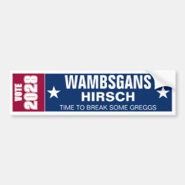Adesivo Para Carro Wambsgans e Hirsch Para 2028