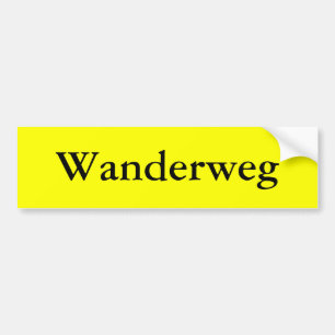 Adesivo Para Carro Wanderweg