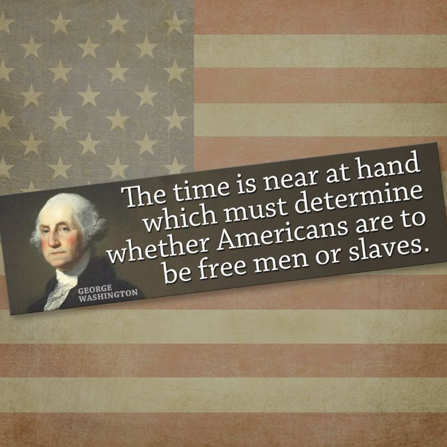 Adesivo Para Carro Washington: A hora está perto da mão que... (Criador carregado)