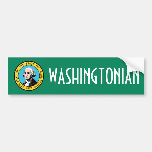 Adesivo Para Carro Washington - EUA (Frente)