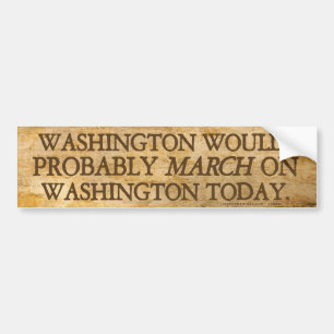 Adesivo Para Carro Washington que marcha no autocolante no vidro