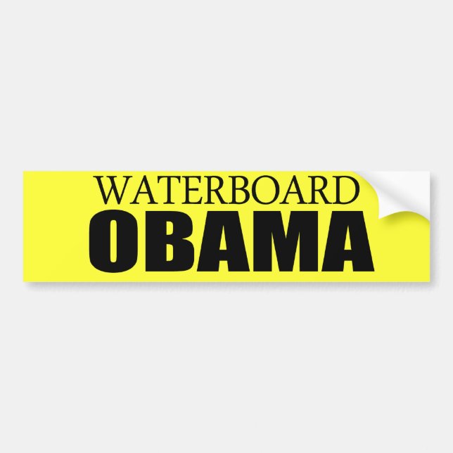 Adesivo Para Carro Waterboard Obama (Frente)