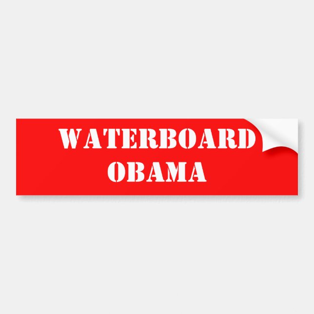 ADESIVO PARA CARRO WATERBOARDOBAMA (Frente)