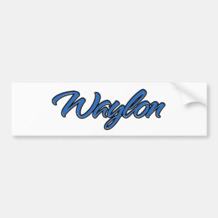 Adesivo Para Carro Waylon Name blue Aufkleber Sticker Autoaufkleber