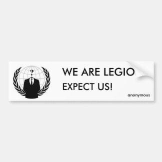 Adesivo Para Carro we are legion - anonymous