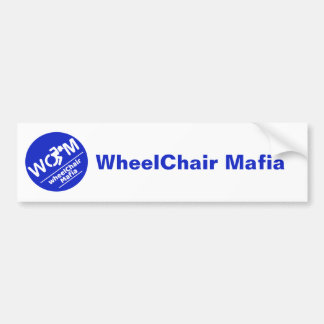 Adesivo Para Carro WheelChair Mafia bumper sticker
