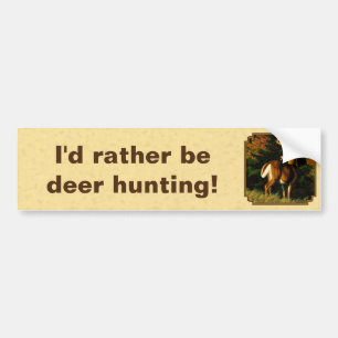 Adesivo Para Carro Whitetail Deer Monster Buck Yellow