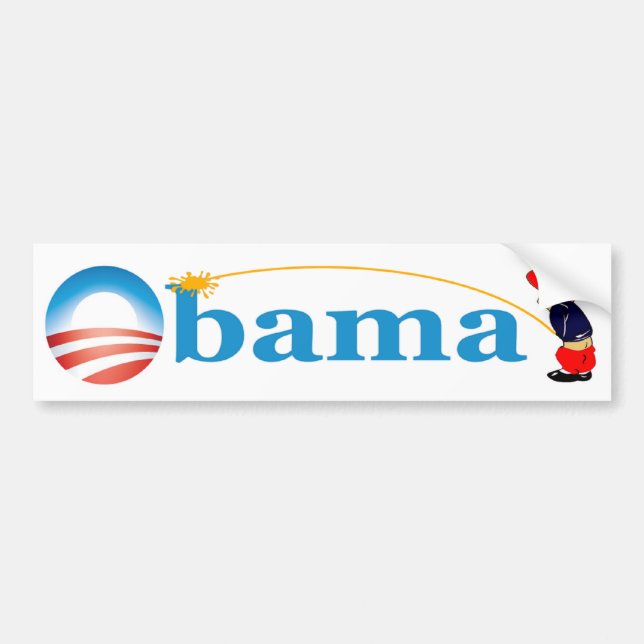 Adesivo Para Carro Whiz em Obama (Frente)