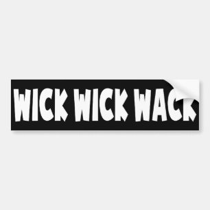 Adesivo Para Carro Wick Wick Wack
