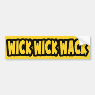 Adesivo Para Carro Wick Wick Wack