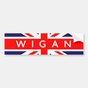 Adesivo Para Carro Wigan UK Flag