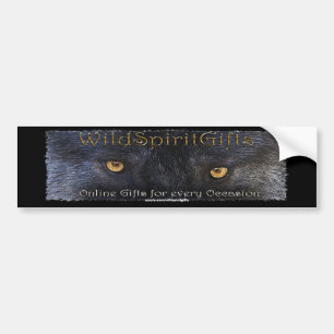 Adesivo Para Carro WILD SPIRIT GIFTS CINZA WOLF Bumper Sticker