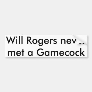 Adesivo Para Carro Will Rogers Bumper Sticker