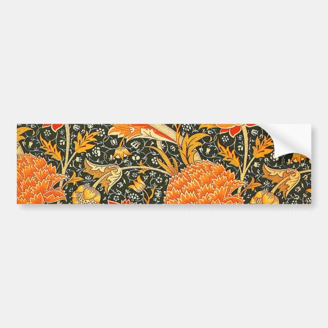 Adesivo Para Carro William Morris Cray Wallpaper Pattern (Frente)