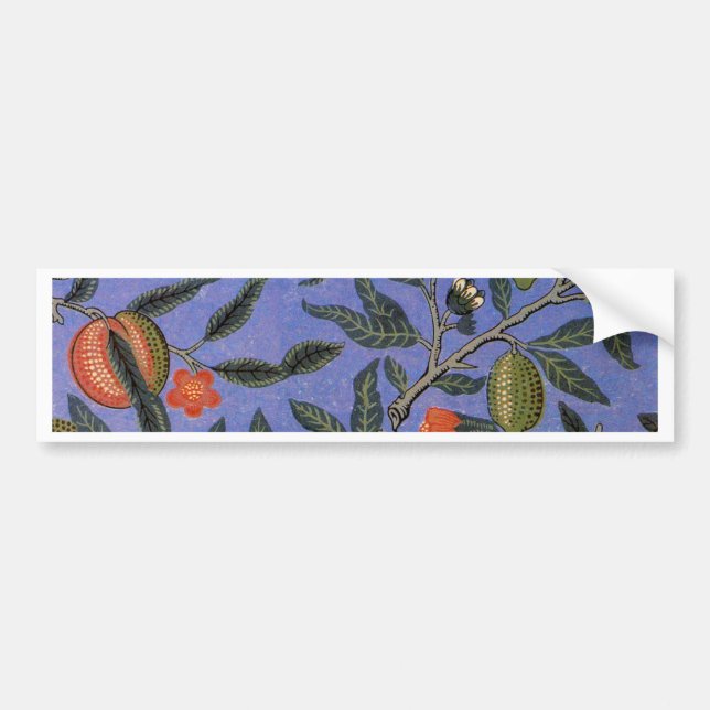 Adesivo Para Carro William Morris Pomegranate Wallpaper (Frente)