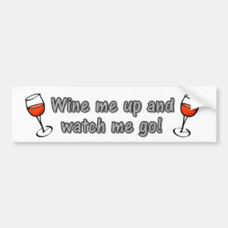 Adesivo Para Carro Wine eu acima e olha-me ir!