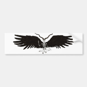 Adesivo Para Carro Winged Baphomet