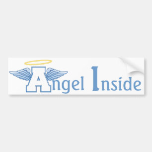 Adesivo Para Carro Winged - Letra A