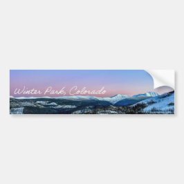 Adesivo Para Carro Winter Park Bumper Sticker