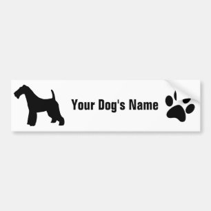 Adesivo Para Carro Wire Fox Terrier ワ イ ヤ ー フ ・ ォ ク ス ・