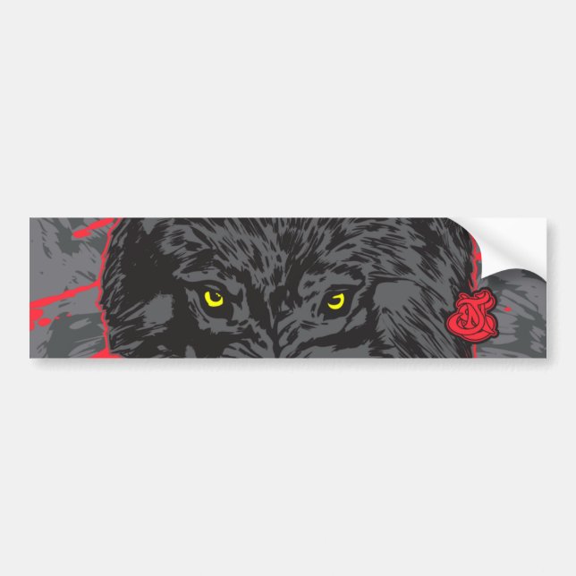 Adesivo Para Carro Wolfpack (Frente)