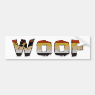 ADESIVO PARA CARRO WOOF