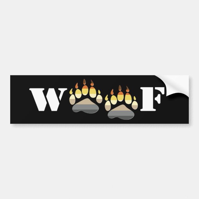 Adesivo Para Carro Woof (Frente)