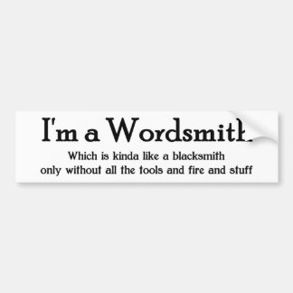 Adesivo Para Carro Wordsmith