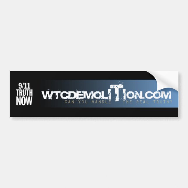 Adesivo Para Carro WTCDEMOLITION.COM - Personalizado (Frente)