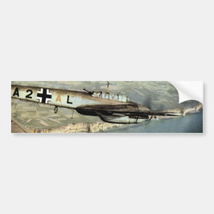 Adesivo Para Carro WWII ME-110 alemão sobre o canal inglês