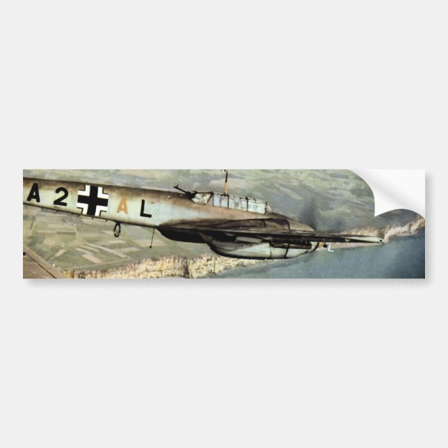 Adesivo Para Carro WWII ME-110 alemão sobre o canal inglês (Frente)