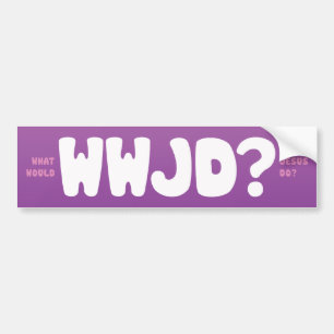 ADESIVO PARA CARRO WWJD?