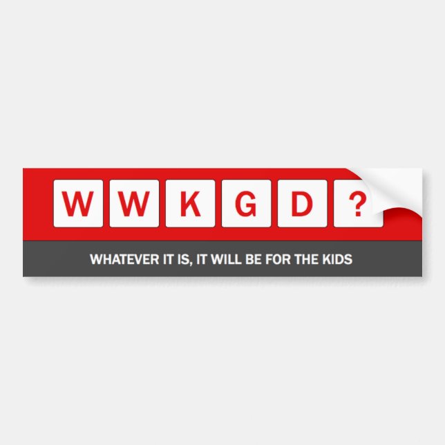 ADESIVO PARA CARRO WWKGD? (Frente)