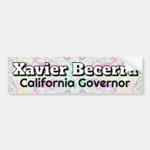 Adesivo Para Carro Xavier Becerra Governador da Califórnia