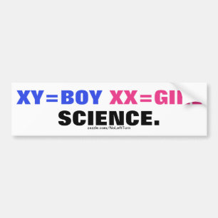 Adesivo Para Carro XY=Boy XX=Girl Is Science