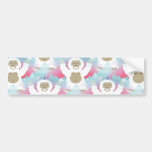 Adesivo Para Carro yeti rosa