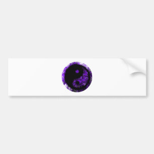 Adesivo Para Carro Yin Yang Purple Black The MUSEUM Zazzle Gifts