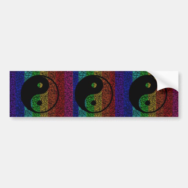 Adesivo Para Carro Ying Yang (Frente)