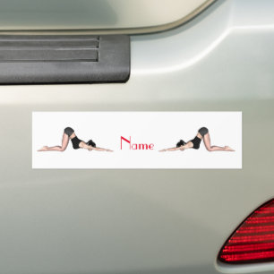 Adesivo Para Carro Yoga Poses Thunder_Cove