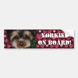 ADESIVO PARA CARRO YORKIE                   