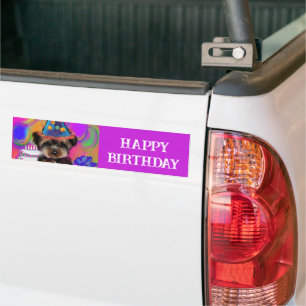 ADESIVO PARA CARRO YORKIE POO       