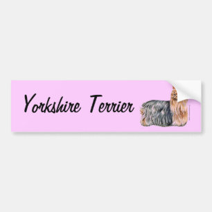 Adesivo Para Carro Yorkshire Terrier