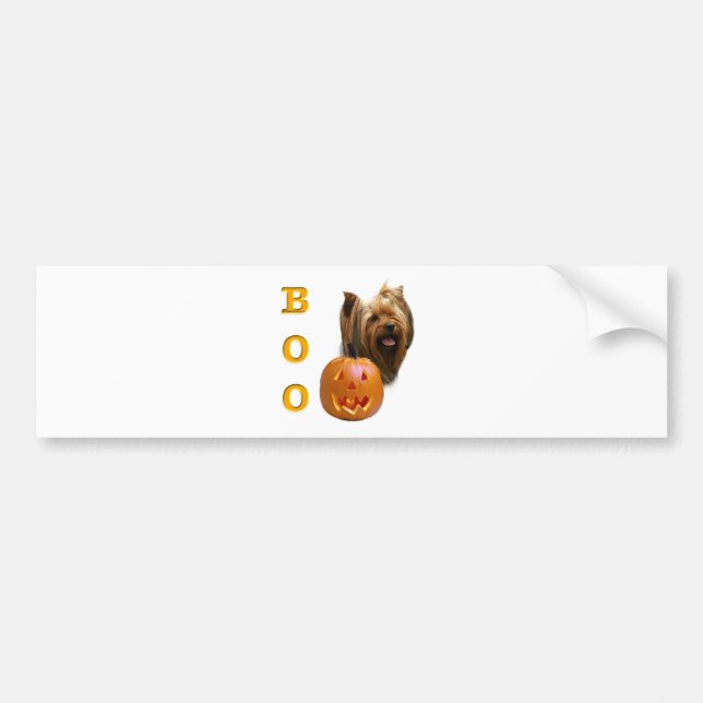 Adesivo Para Carro Yorkshire Terrier Boo (Frente)