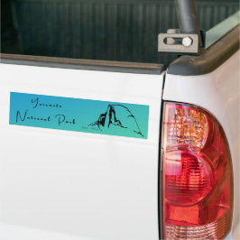 Adesivo Para Carro Yosemite National Park Blue Green Bumper Sticker