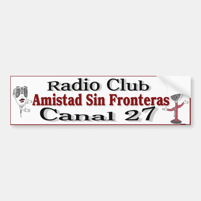 Adesivo Para Carro Zazzle do pára-choque template.ready 4 (Frente)