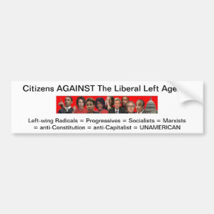 Adesivo Para Carro zazzle.jpg, cidadãos CONTRA a esquerda liberal A