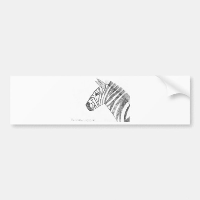 Adesivo Para Carro Zebra (Frente)