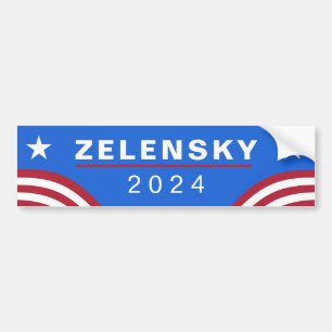 Adesivo Para Carro Zelensky para o Presidente Bumper Sticker