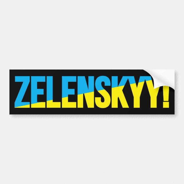 ADESIVO PARA CARRO ZELENSKYY! (Frente)